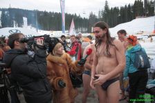 Четвертий Всеукраїнський Фестиваль моржів на Буковелі